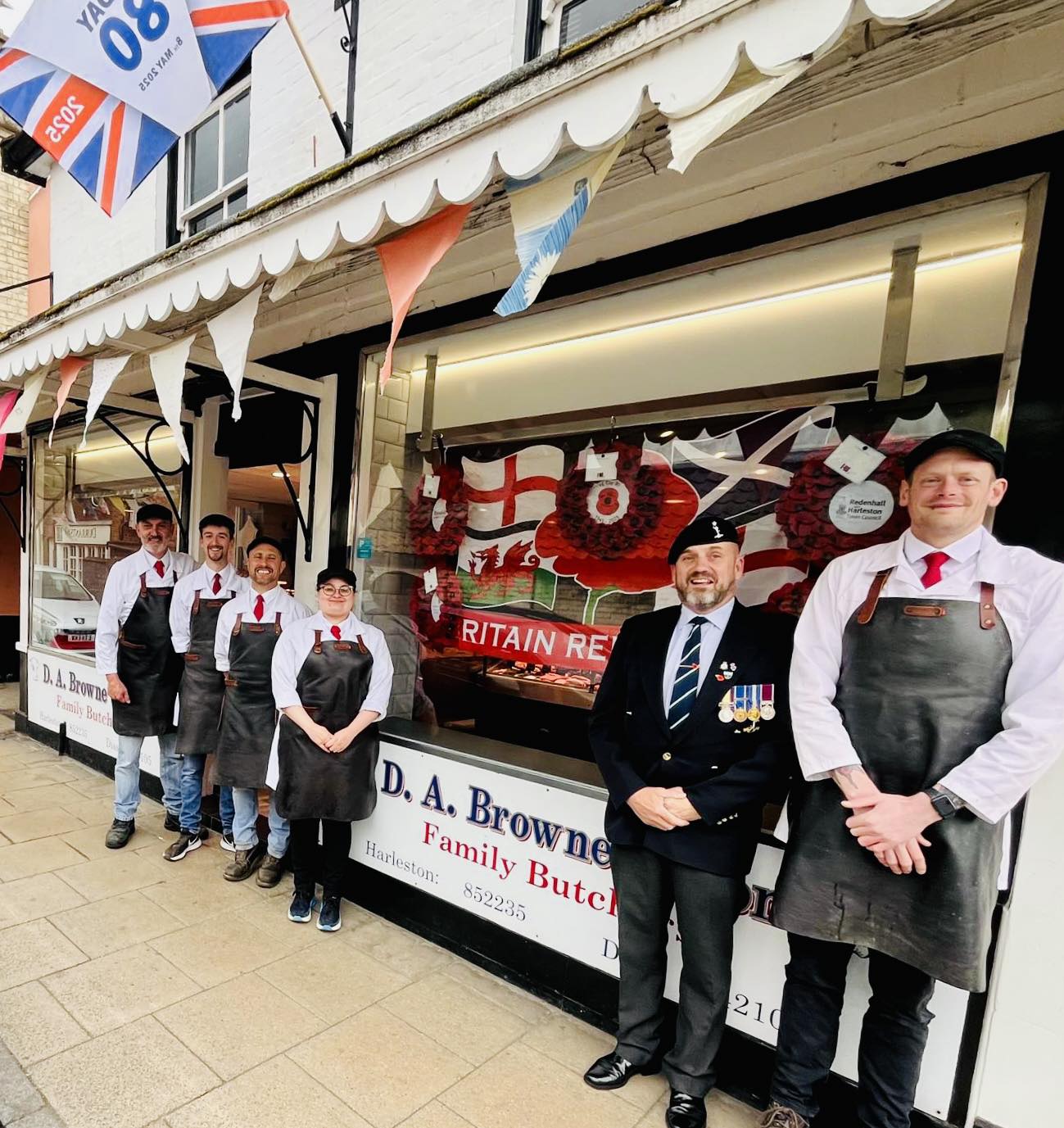 DA Browne – VE Day